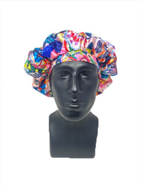 Sunset Floral Silk Bonnet - Double R Rags