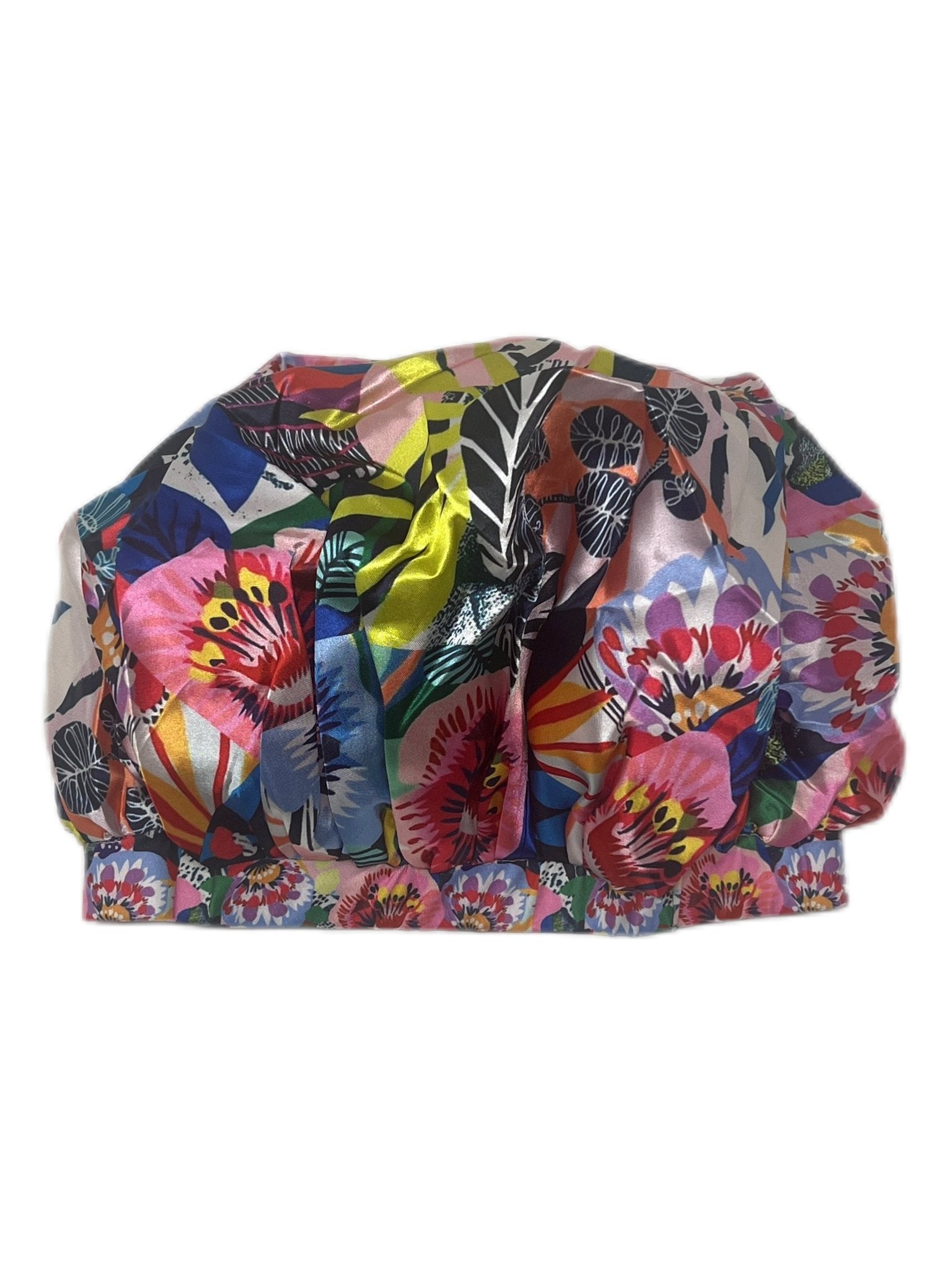 Sunset Floral Silk Bonnet - Double R Rags