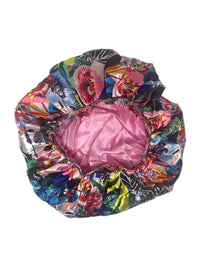 Sunset Floral Silk Bonnet - Double R Rags