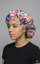 Sunset Floral Silk Bonnet - Double R Rags