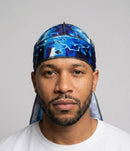 Super Saiyan Blue Vegeta Velvet Durag - Double R Rags