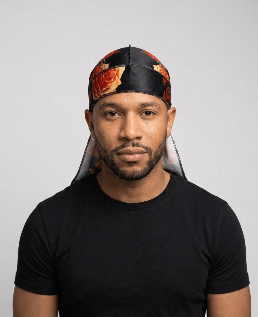 Supreme Floral Velvet Durag