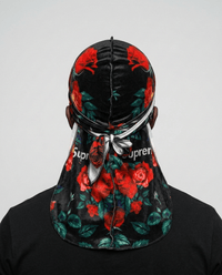 Supreme Floral Velvet Durag - Double R Rags