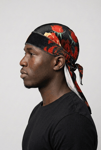 Supreme Floral Velvet Durag - Double R Rags