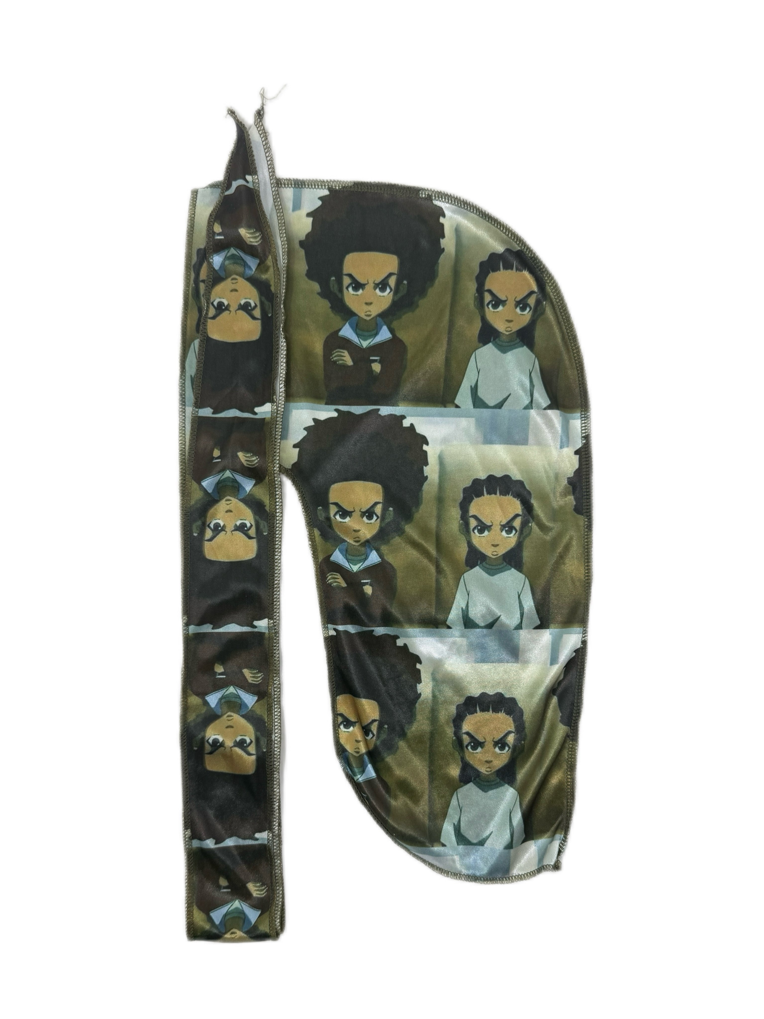 “The Boondocks” Luxurious Silk Durag - Double R Rags