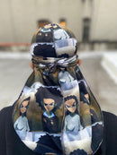 “The Boondocks” Velvet Durag - Double R Rags