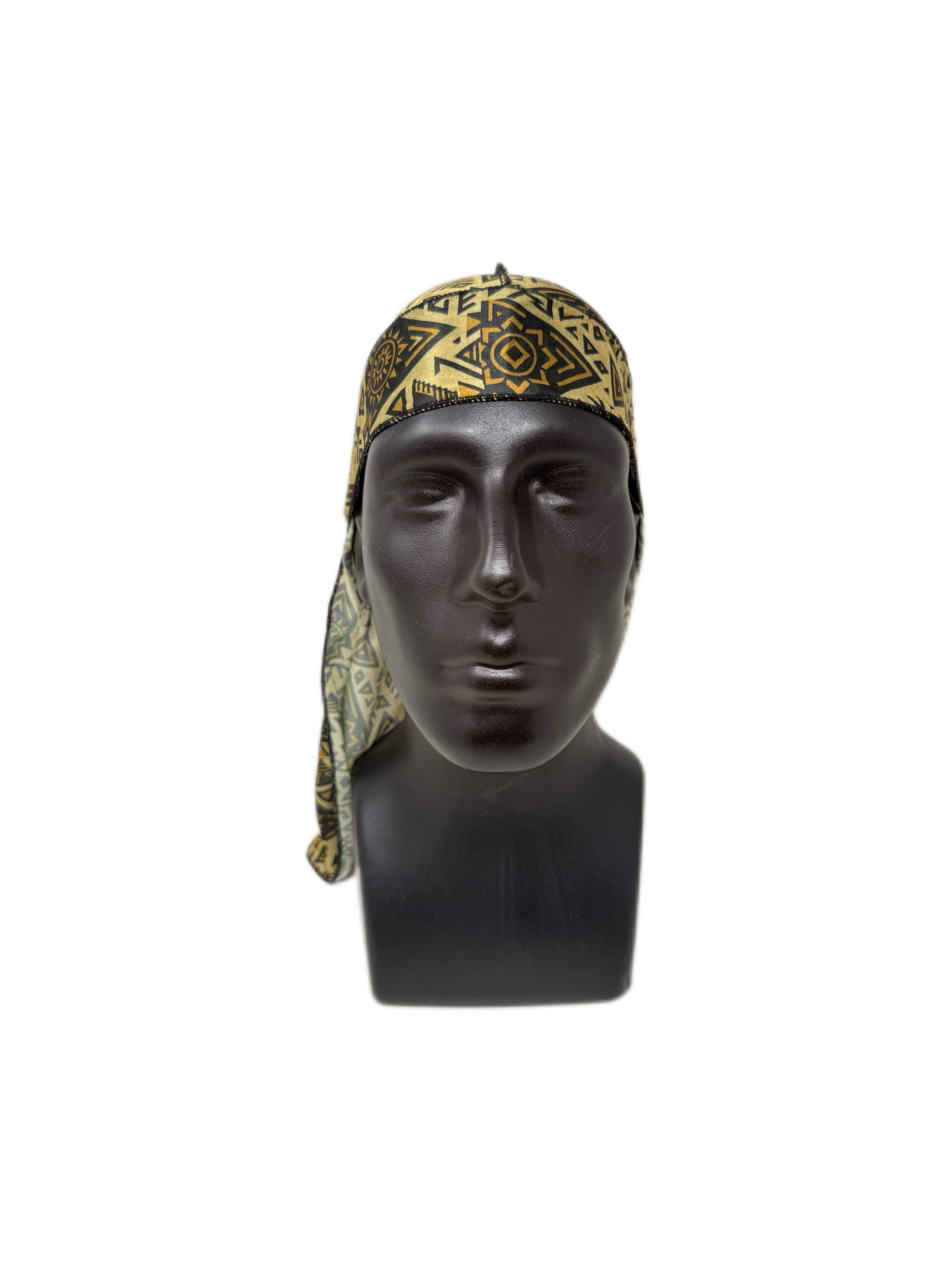 Tribal Gold Silk Durag - Double R Rags
