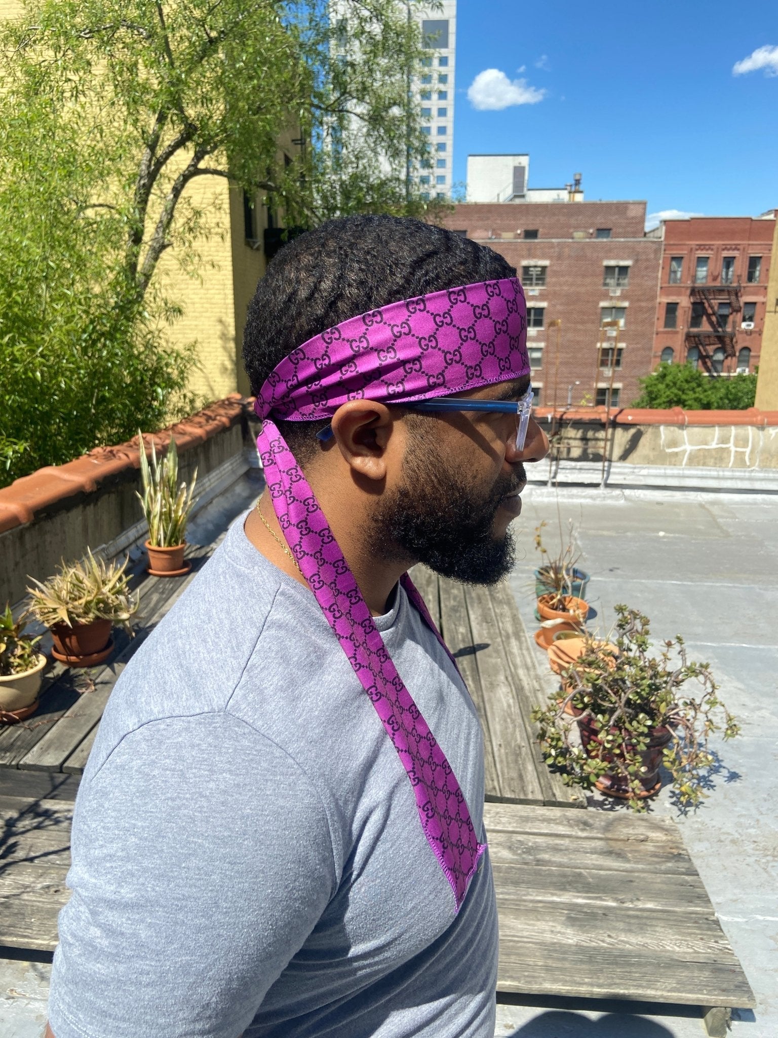 Violet GG Head Wrap