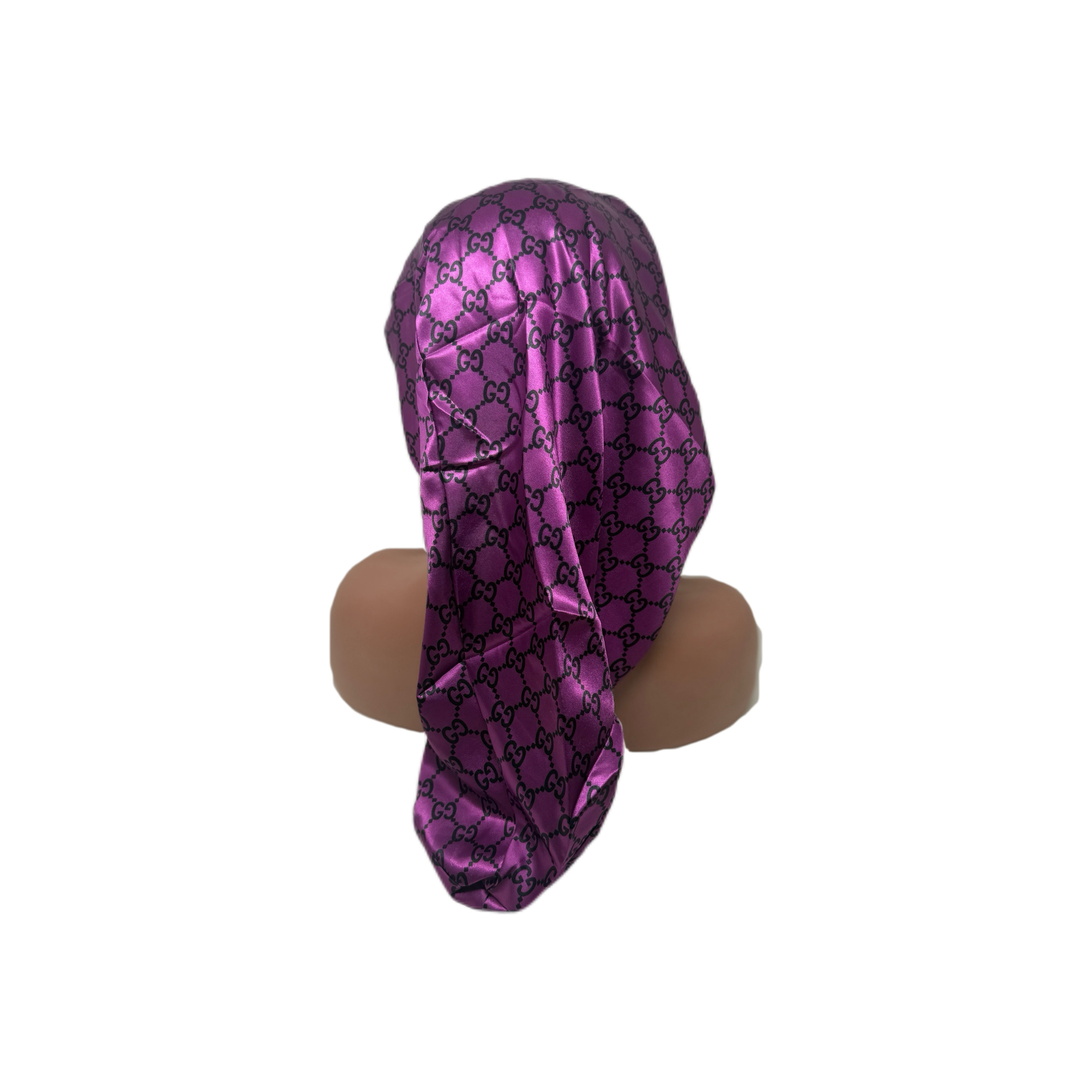 Violet GG Silk Designer Dread Bonnet