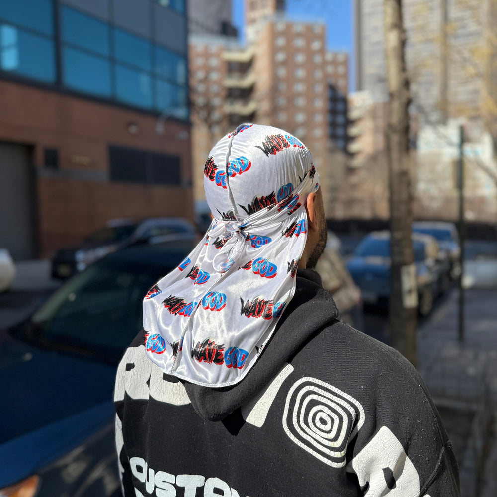 "Wave God" Silk Durag