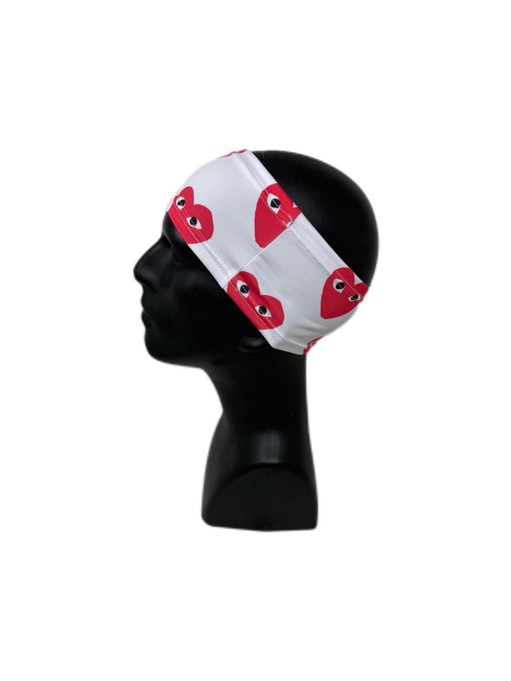 White CDG Designer Headband