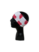 White CDG Designer Headband - Double R Rags