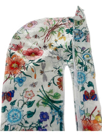 White Double R Floral Velvet Durag - Double R Rags