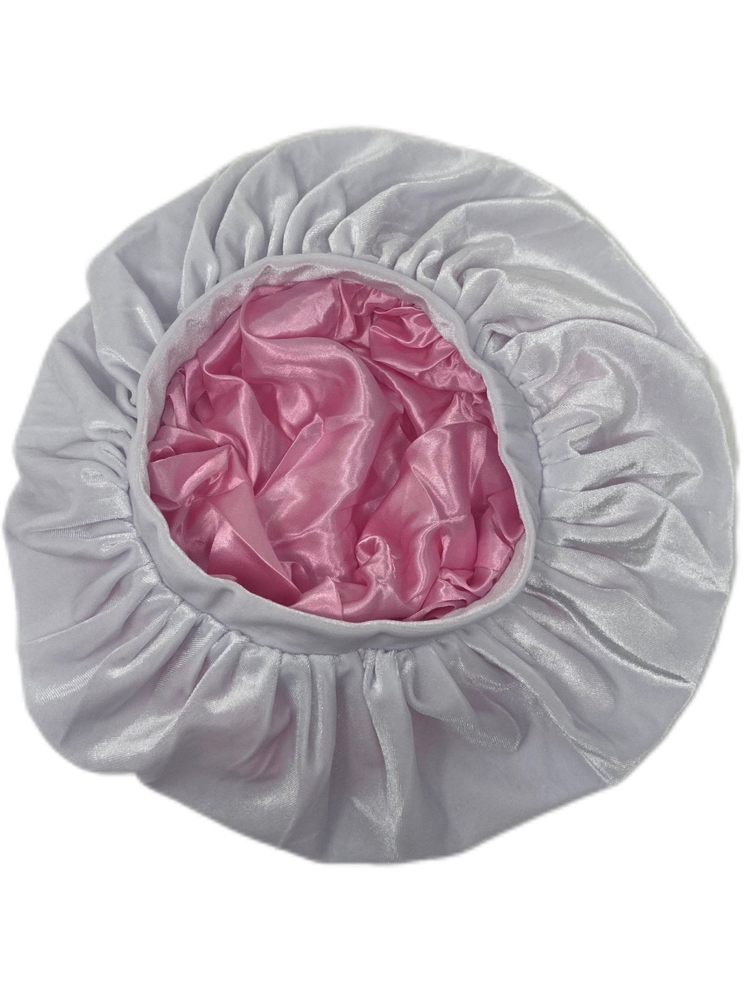 White Velvet Bonnet