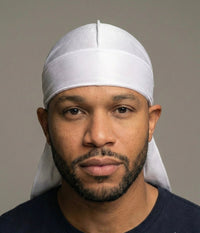 White Velvet durag - Double R Rags