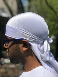 White Velvet durag - Double R Rags