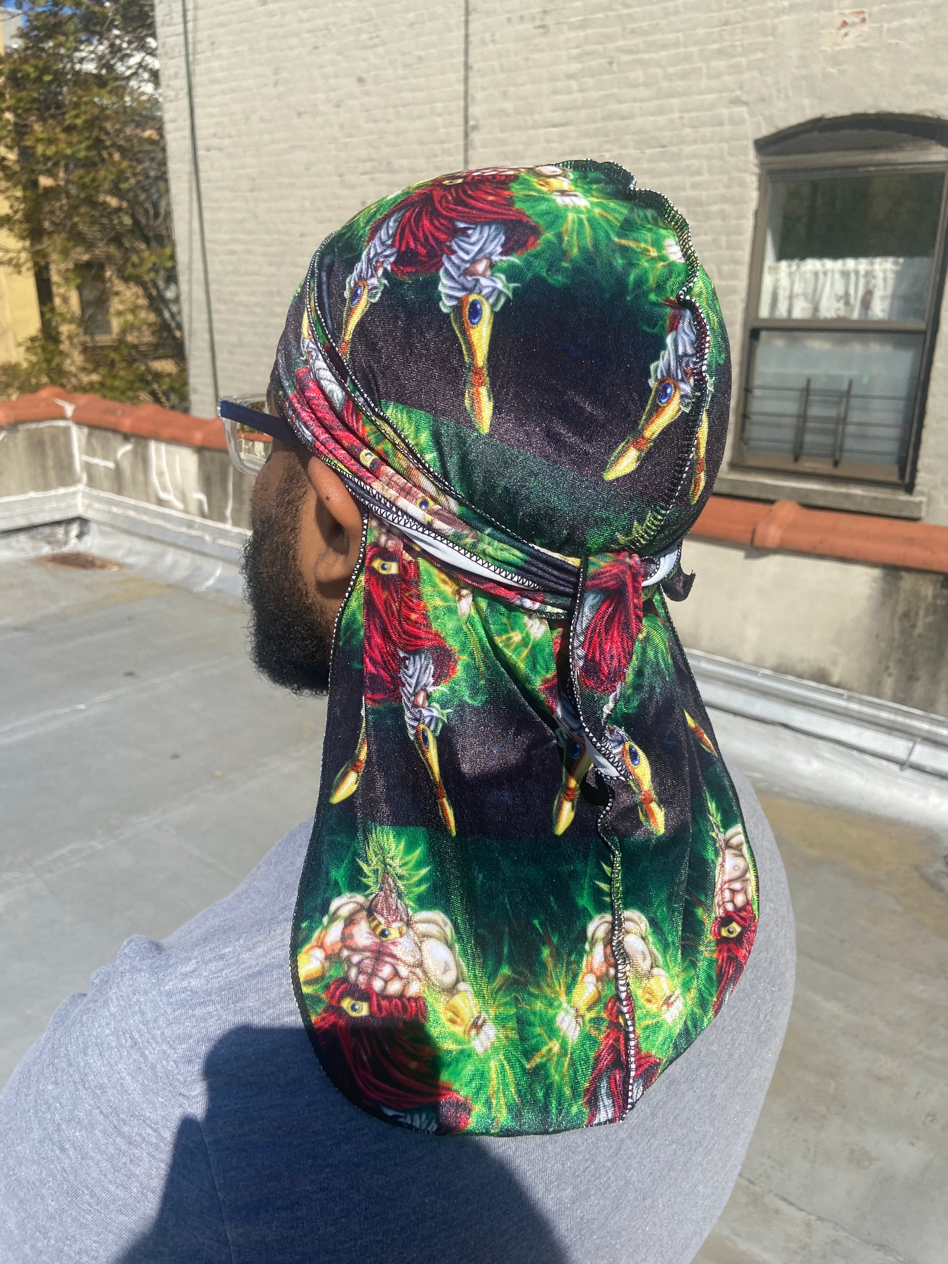 Broly Velvet Durag - Double R Rags